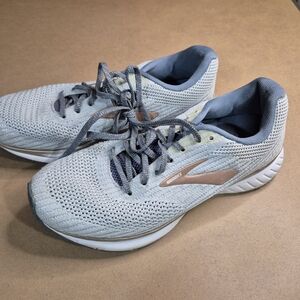 Brooks Bronze and Gray Revel Running Shoes